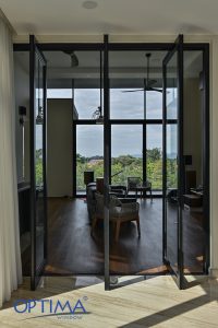 Optima 89 - High Performance Aluminium Swing and Slide Door