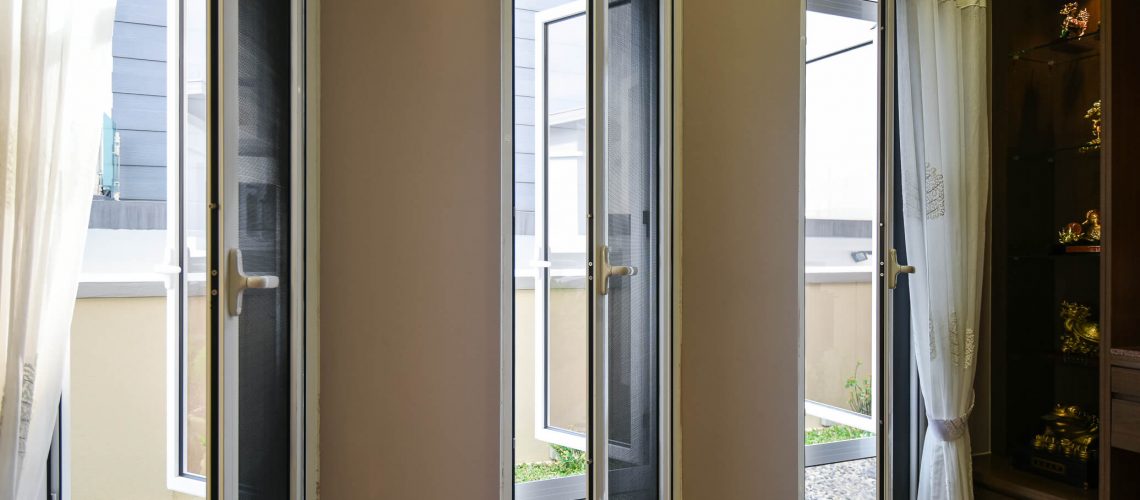 The Royale Cheras - 35 - Arxtech Security Mesh - Aluminium Casement Window